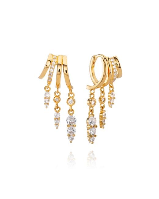 Aaria London Metallic Cleo Hoop