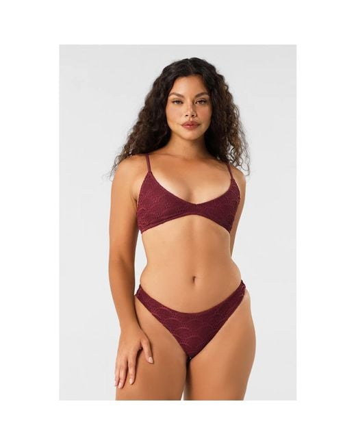 Blackbough Swim Brown Mila Deep Scoop Neck Top Henna