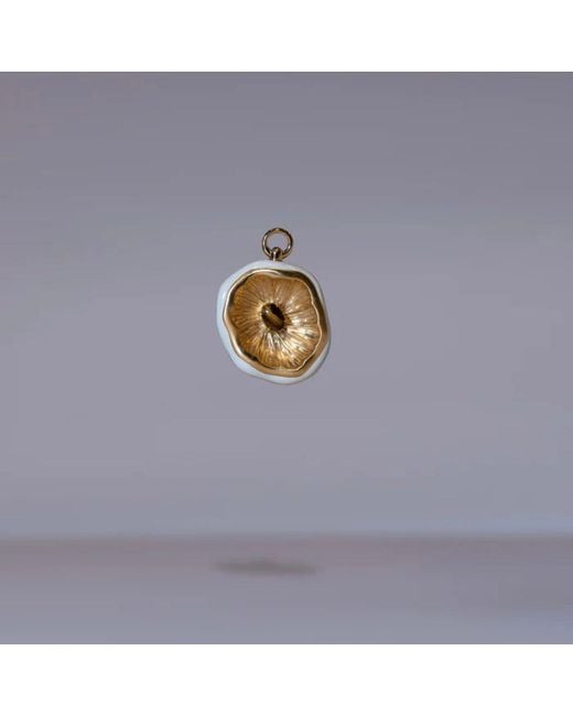 Onia Metallic Oyster Cap Charm