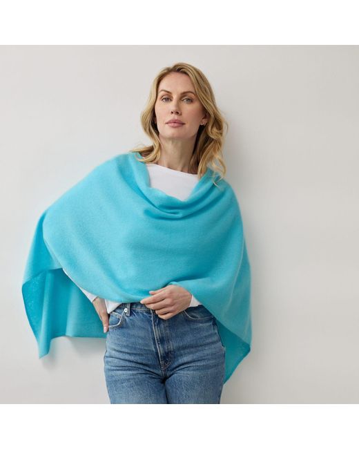 Cove Blue Lucy Aqua Multi Way Cashmere Wrap