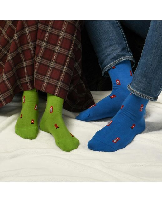 Peper Harow - Made in England Green Socks Bundle – Post Box for men