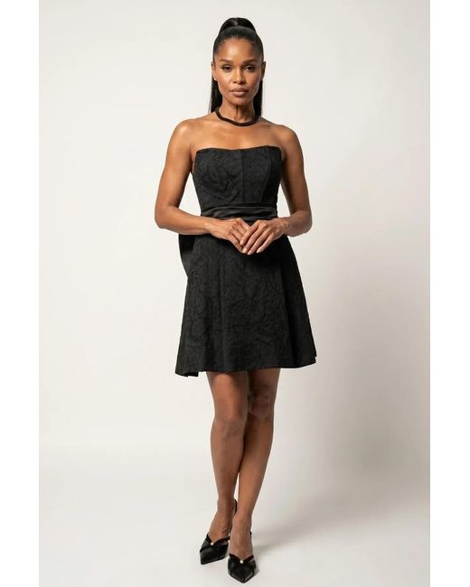Luna Fashion House Black Short Corset Dress, Melisa
