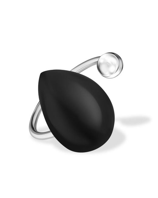 Rejected Hearts Club Black Marry Yourself Curve Band Ring