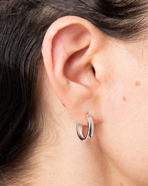 Belinda Jewelz White Sierra Slim Hoops
