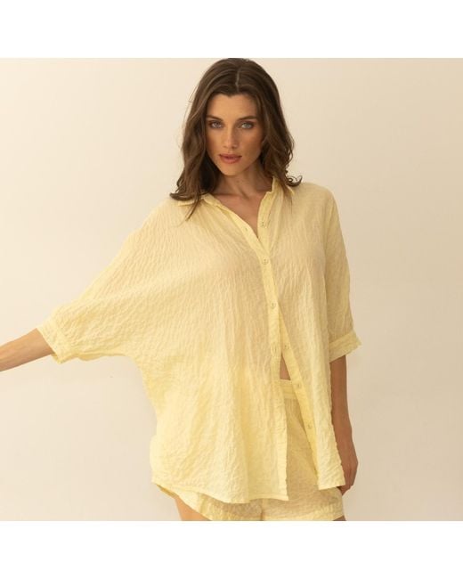 Muche Et Muchette Yellow Nila Shirt
