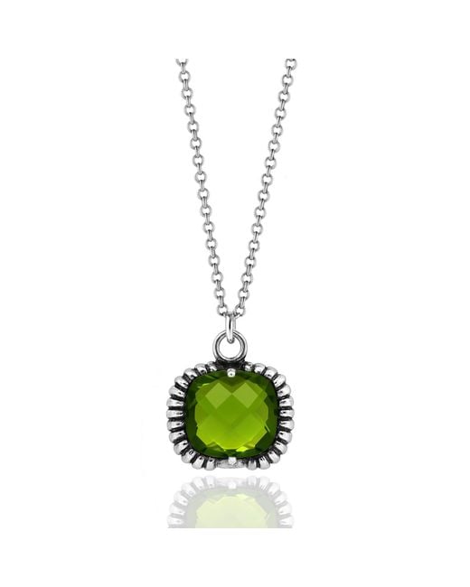 Unaloe Green Fantasy Necklace– Timeless Elegance With Crystal