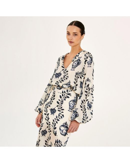 Aguaclara White Dynastie Blouse