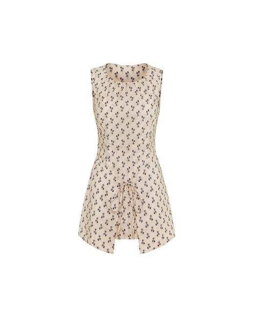 Montce Natural Cynthia Floral Ale Dress