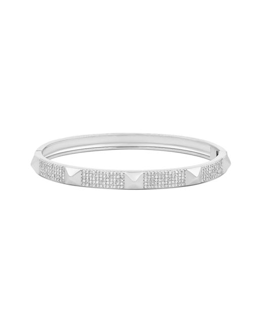 SHYMI White Pave Studded Five Row Bangle