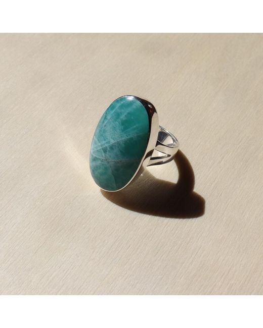 FV Jewellery Green La Stèle Amazonite Ring