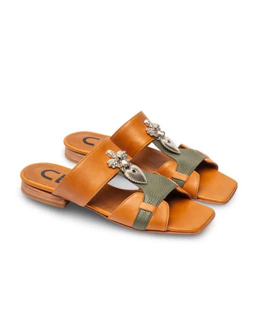 Clara Barcelo Orange Heart Stopper-Tan