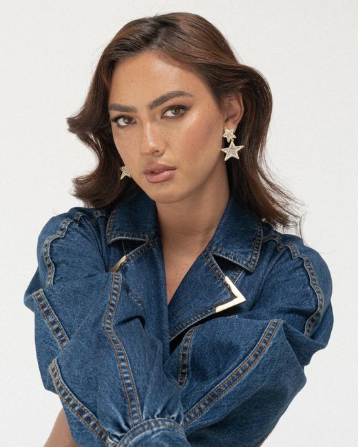 Ornare the Label Metallic Larissa Earrings