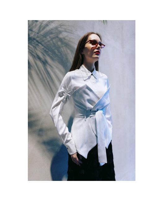 Julia Allert Black Striped High Waist Ankle Length Skirt