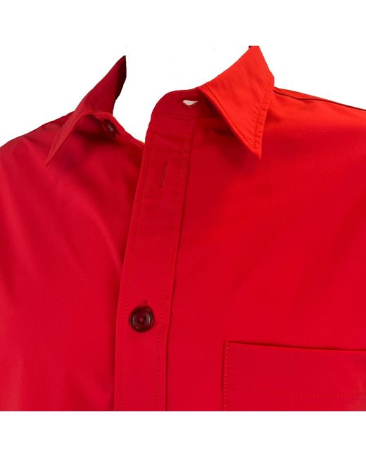 SNIDER Red Salsa Long Sleeve Shirt for men