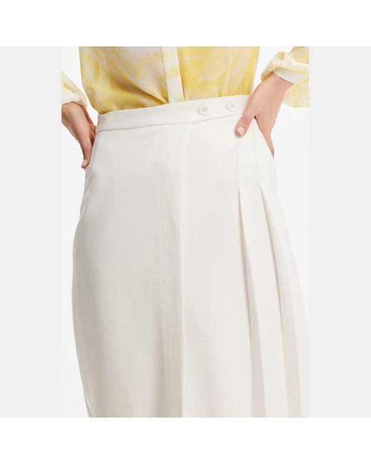 Smart and Joy White Wallet Skirt