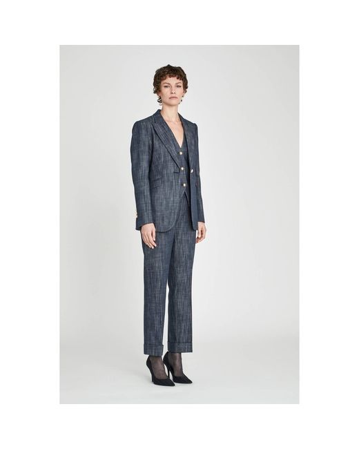 The Extreme Collection Blue Denim Trousers Atelier Milan
