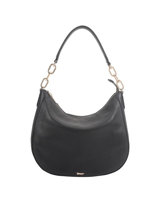 Paul Costelloe Black Bisbee Leather Shoulder Bag