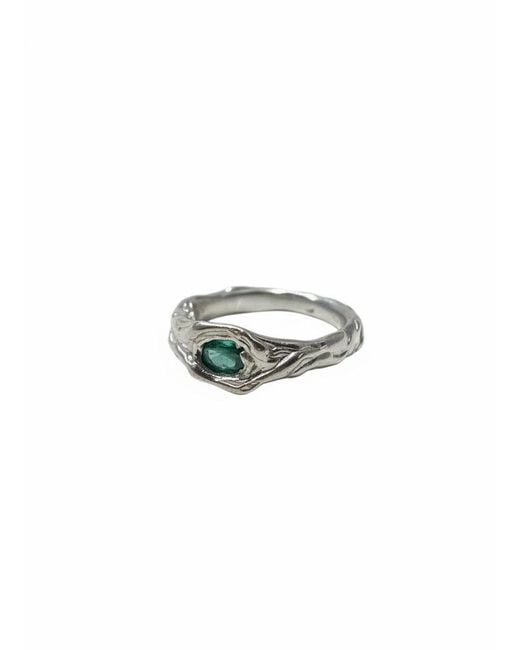 Mitsymay Jewellery Green One Of A Kind Emerald Ring