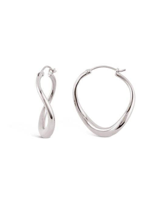 Dinny Hall Metallic Wave Small Hoops