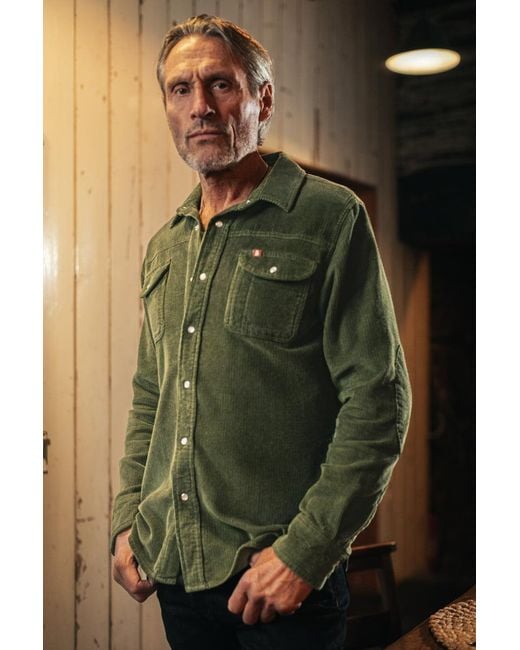 &SONS Trading Co Green Sunday Shirt Corduroy Army for men