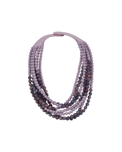 Fairchild Baldwin Purple Helena Orchid Necklace