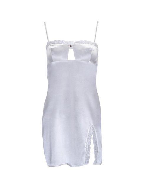 House of Silk White Silk Adriana Dress