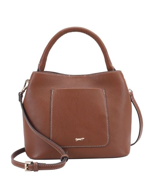 Paul Costelloe Brown Rosa Leather Bag