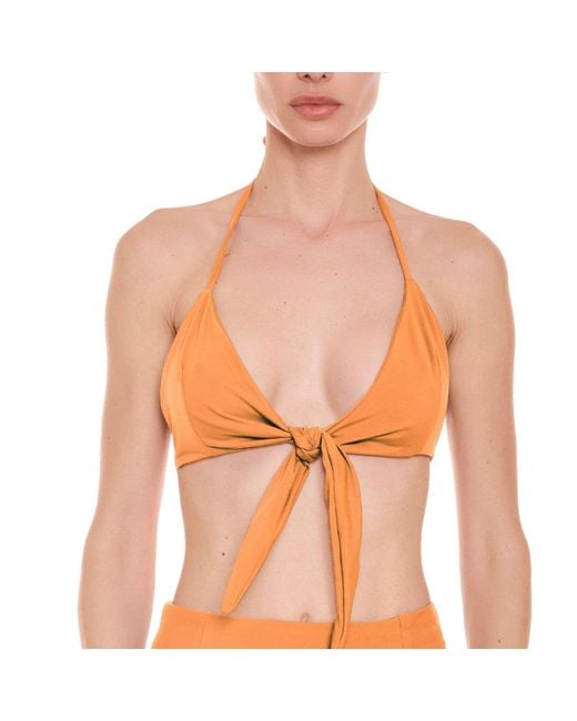 Rêve De Rive Orange Camilla Bikini Top
