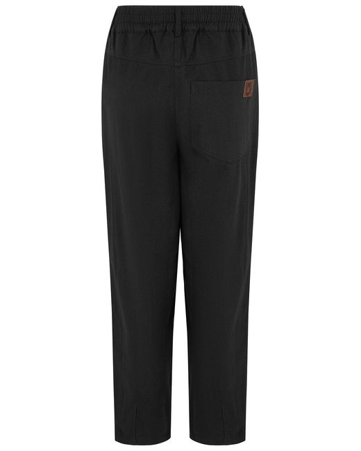 Sugarhill Black Rowan Cotton Trousers