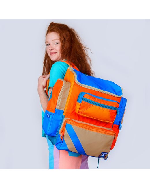Mokuyobi Orange Heat Wave Alex Mega Backpack