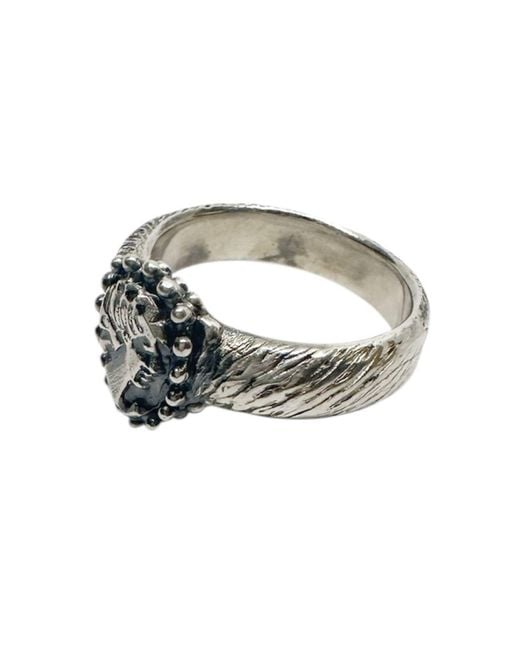 Tg-Jewellery by Tamara Gervasio White Cameo Muse Ring – Handcrafted Sterling-One Of A Kind