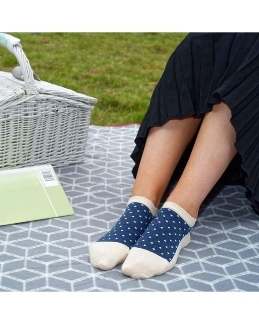 Peper Harow - Made in England Pink Pin Polka & Luxury Crew & Trainer Socks Bundle