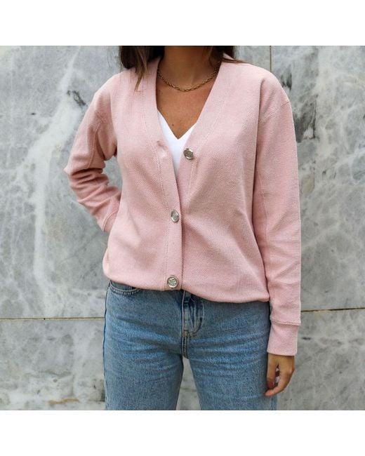 Mimhi Maison Pink Rosie Cardigan