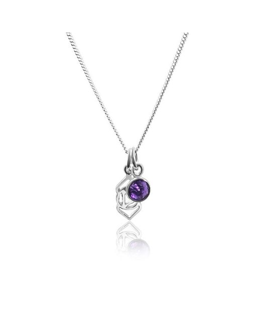 The Jewellery Store London Metallic Third Eye Chakra/Ajna Chakra Charm Necklace