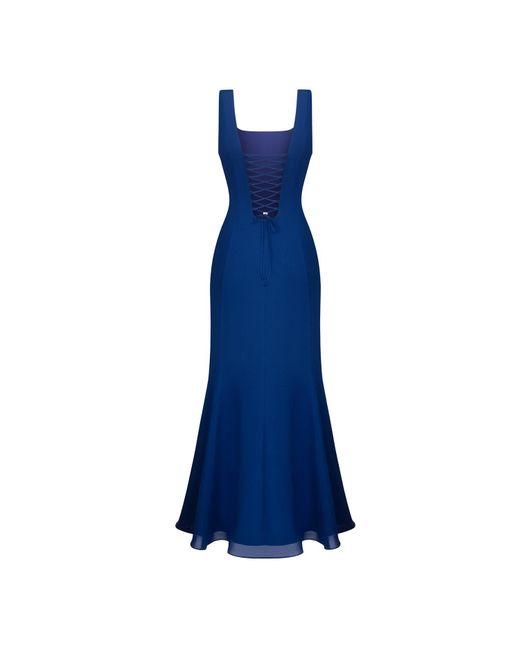 Elsava Blue Long Dress