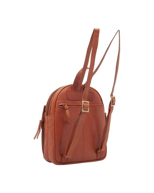 Lloyd Baker Brown Sikkim Leather Backpack