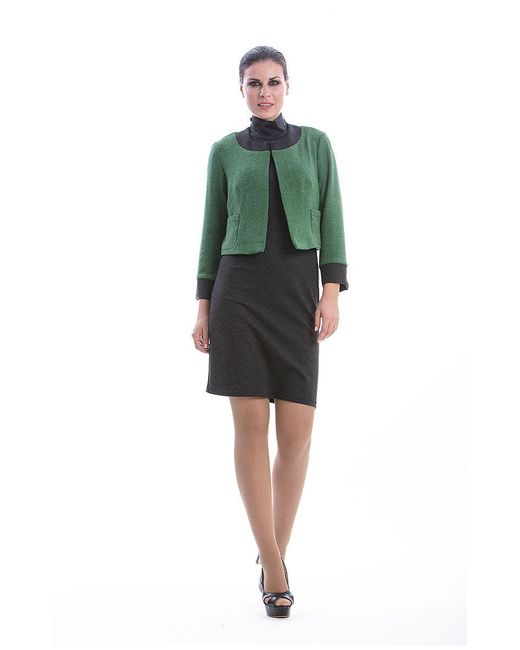 Conquista Green Long Sleeve Bolero