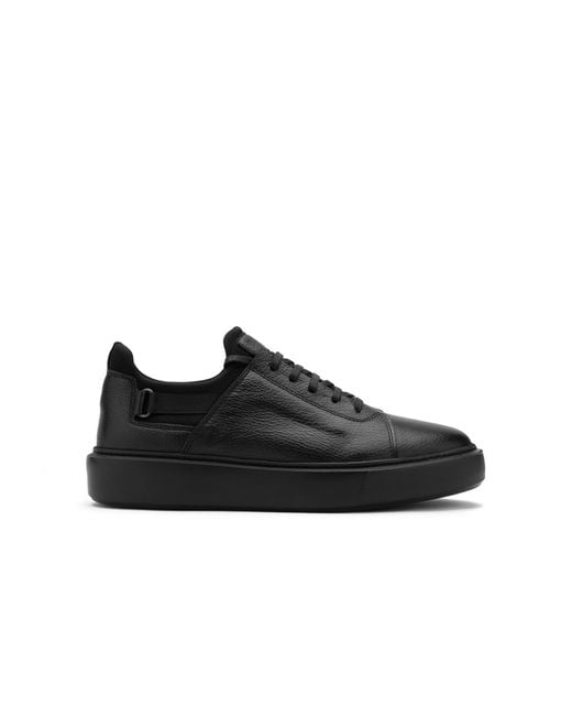 Ilvi Black Nigora Floater Leather Sneaker for men
