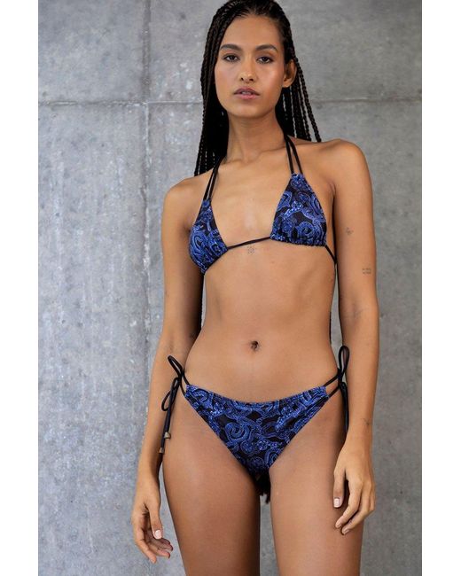 Monzlapur New York Blue Serpent Bikini