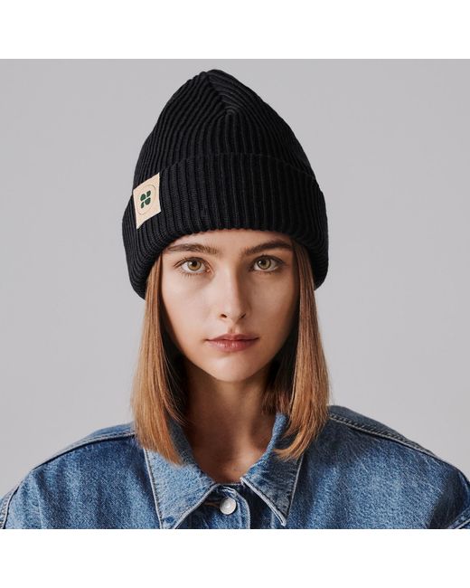 The New Orchard Black Winter Vegan Beanie