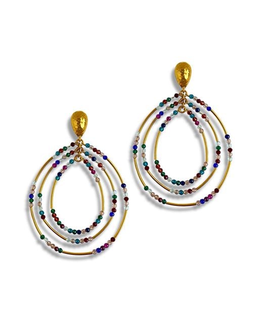 Jaredjamin Metallic Easy Breezy Post Earrings