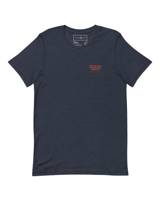 Anchor and Crew Blue Personal Best-Ish Swimming League Organic Cotton T-Shirt