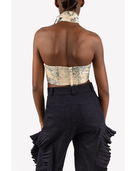GUILLAUME ALEXANDRE Metallic Grace Corset