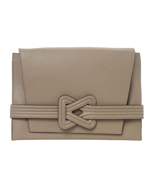 Gráinne Maher Natural Anu Convertible Clutch Mushroom