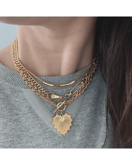 IN CAUDA VENENUM Metallic Pasiphaé Necklace