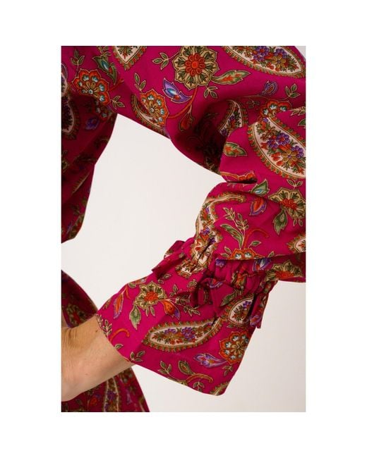 At Last Red Meg Midi Dress