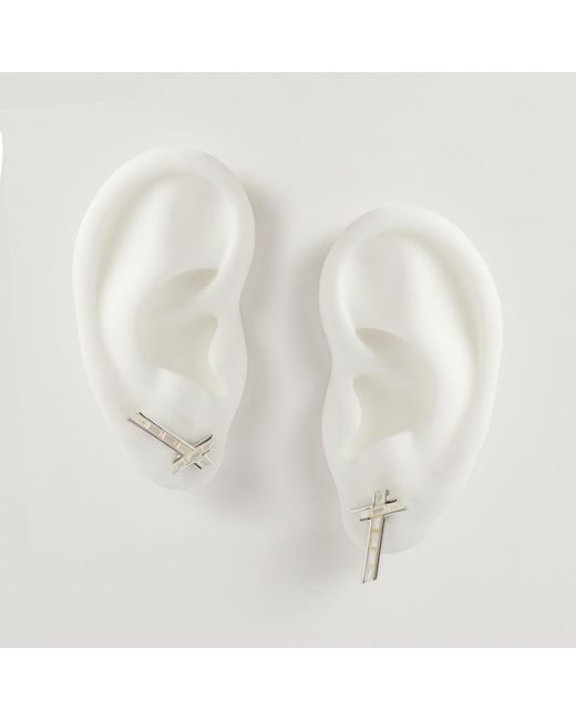 Kasun Metallic Lucky Star Earrings