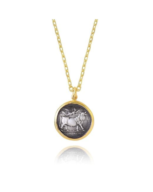 Ece London Metallic The Campania Coin Necklace