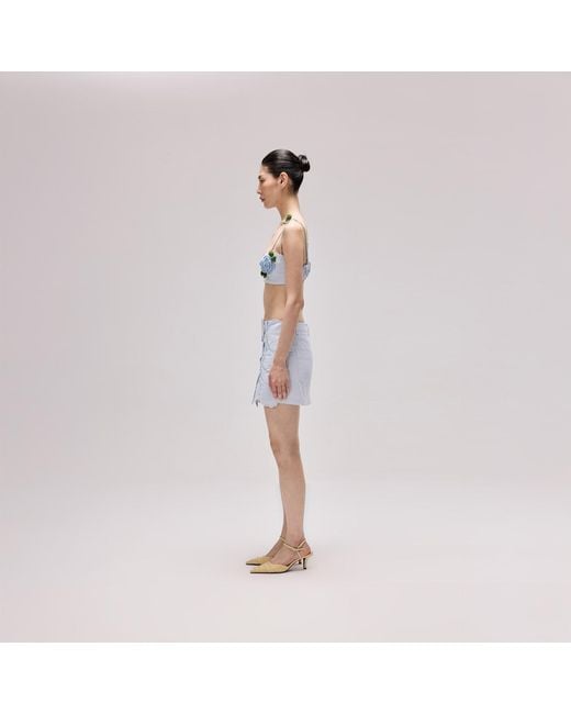 Herfetch Blue Resort Mini Skirt