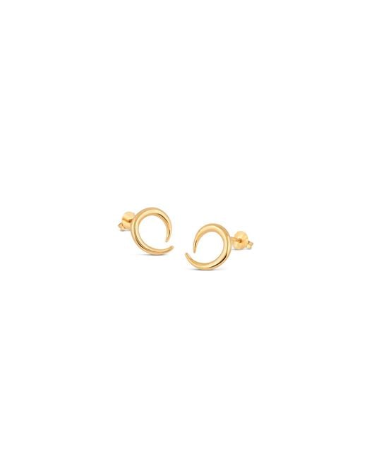 Dinny Hall Metallic Toro Horn Studs
